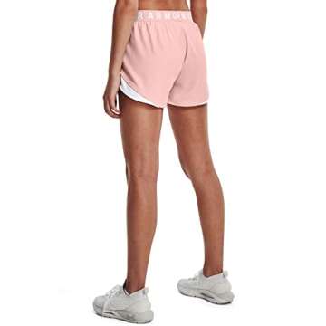 Under Armour Womens Play Up 3.0 Shorts, Retro Pink (676) / White, Small