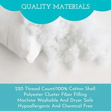 Little Sleepy Head Toddler Pillow 13x18 - Hypoallergenic Ergonomic Pillow for Sleeping, Kids Pillow, Nursery Pillow, Soft Neck Support Pillow (1-Pack)