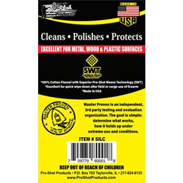 Pro Shot Gun Care Silicone Cleaning Cloth - Ultimate Firearm Care