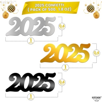 KatchOn 2025 Graduation Confetti - 500 Pack for Decor