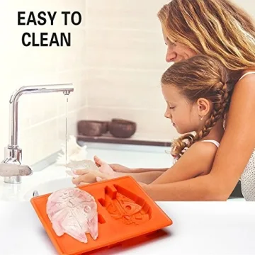 Star Wars Character Ice Cube Molds - Perfect for Parties