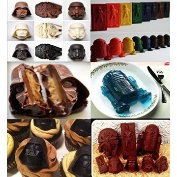 Star Wars Character Ice Cube Molds - Perfect for Parties