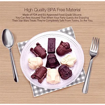 Star Wars Character Ice Cube Molds - Perfect for Parties