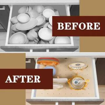 Mezurun Pegboard Drawer Organizer（30×21in） Peg Board for Drawers,Peg Board Drawer Organizer Kitchen Pegboard Adjustable Pegboard Drawer Divider Organizer Adjustable Trimmable，Wood Pegboard Wooden Peg