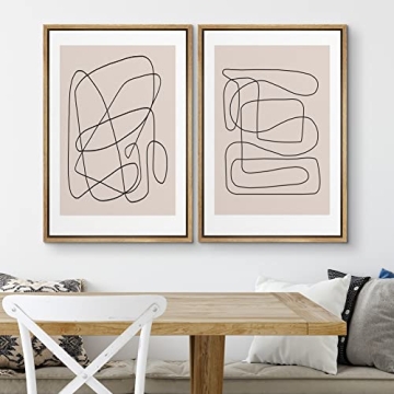 Stylish SIGNWIN Framed Wall Art Print Set for Modern Spaces