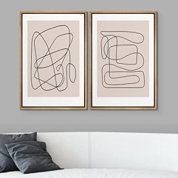 Stylish SIGNWIN Framed Wall Art Print Set for Modern Spaces
