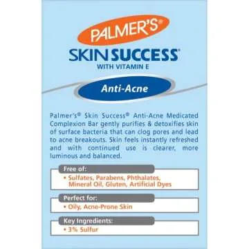 Palmer's Medicated Anti-Acne Soap Bar - Lasting Clear Skin