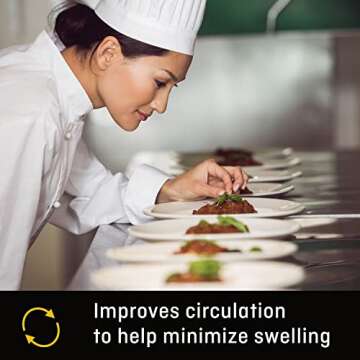 FUTURO Ultra Sheer Pantyhose for Women, Large Size, Mild Compression (8-15 mm/Hg), Improves Circulation to Minimize Swelling, Relieves Tired & Achy Legs, Reinforced Toe & Heel (71018FCNEN)