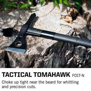 SOG Tactical Tomahawk- Throwing Hatchet, Versatile Survival Tactical Axe and Emergency Breaching Tool with Sheath (F01TN-CP)
