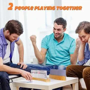 Curved Wooden Card Holder Set - Ideal for All Ages