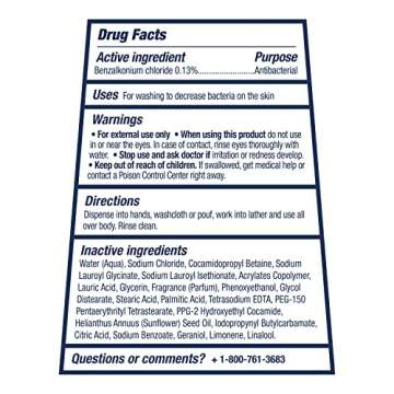 Dove Body Wash Care & Protect Antibacterial 4 Count For All Skin Types Protects from Dryness 20 oz