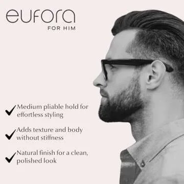 Eufora Molding Paste - Strong Hold Hair Styling for Men