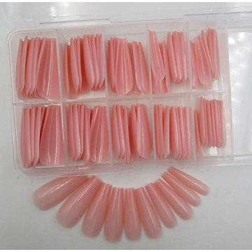 Elegant 100pc Colored Coffin Press on Nails for Women