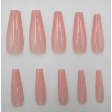 Elegant 100pc Colored Coffin Press on Nails for Women