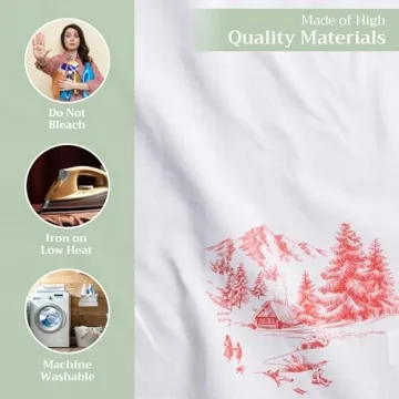 Maison d'Hermine Cotton 20x20 Napkin Set - Vibrant & Washable