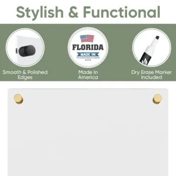 Professional Dry Erase Weekly Planner - Stylish Organization