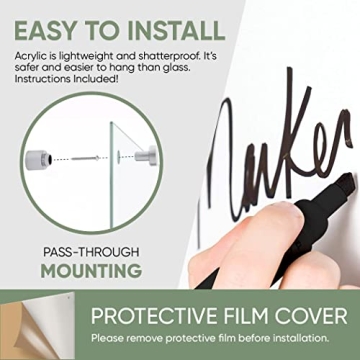 Professional Dry Erase Weekly Planner - Stylish Organization