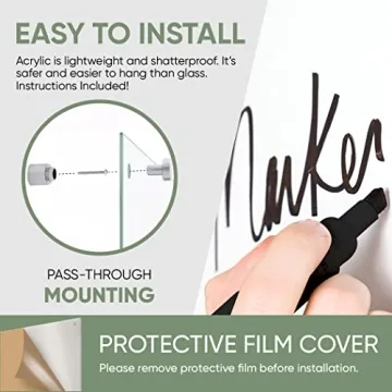 Professional Dry Erase Weekly Planner - Stylish Organization