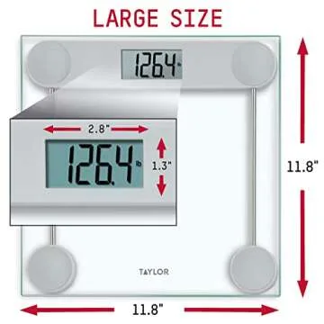 Taylor Digital Body Weight Scale with Light Display