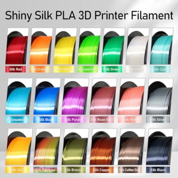 DO3D Silk Rainbow PLA Filament 1.75mm for 3D Printers