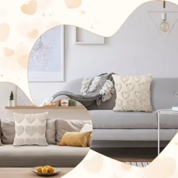 Beeveer Valentine Throw Pillow Covers for Home Decor