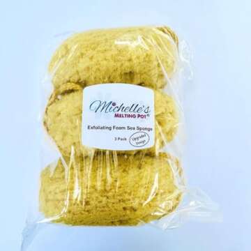 Exfoliating Foam Sea Sponge Set - Luxurious Lather