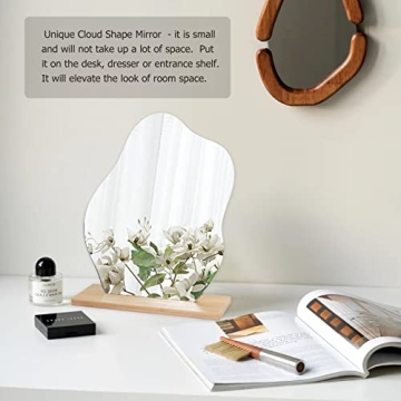 Stylish Irregular Acrylic Cloud Mirror for Home Decor
