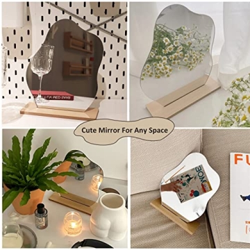 Stylish Irregular Acrylic Cloud Mirror for Home Decor