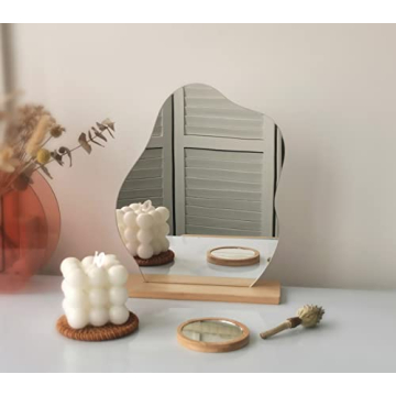 Stylish Irregular Acrylic Cloud Mirror for Home Decor