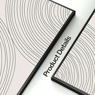 Minimalist Circle Geometric Line Art Boho Wall Art Set of 3 Neutral Abstract Canvas Painting Pictures Boho Prints Wall Art Unframed Artwork Posters for Bedroom Living Room Wall Decor 16x24 Inch