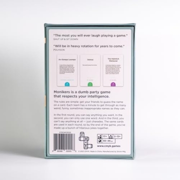 CMYK Monikers Ultimate Party Game for Everyone