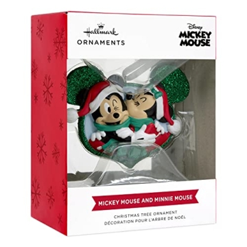 Minnie Kissing Mickey Ornament for Disney Lovers