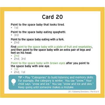 TestingMom.com Gifted Learning Flash Cards – Following Directions for Pre-K – Kindergarten – Educational Practice for CogAT Test, Iowa Test (ITBS), OLSAT Test, NYC Gifted and Talented, WPPSI, AABL