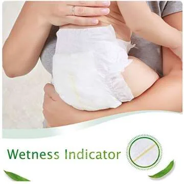 ECO BOOM Natural Bamboo Diapers for Infants Size 4