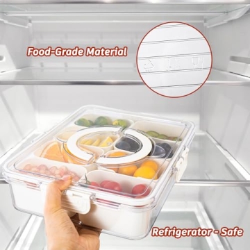 Dingerjar: Portable Snack Container with Removable Compartments