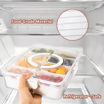 Dingerjar: Portable Snack Container with Removable Compartments