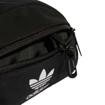 adidas Originals National Waist Pack, Black/White, One Size