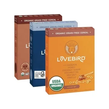 Lovebird Gluten & Grain Free Cereal Variety 3 Pack - Organic AIP Food, Paleo Dairy Free, No Refined ...