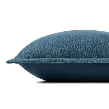 Loloi Chris Loves Julia Morris Collection PCJ0022 Blue 22'' x 22'' Cover w/Down Pillow