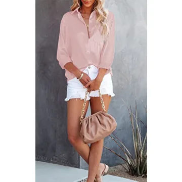 Vibrant Satin V Neck Blouse for Women Perfect Fit