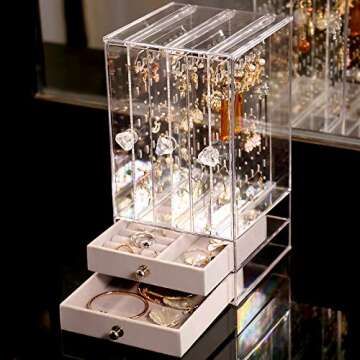 Sooyee Acrylic Jewelry Organizer - Elegant & Practical