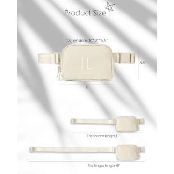 ODODOS Mini Belt Bag: Versatile Fanny Pack for All
