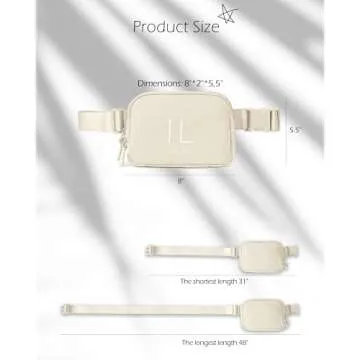 ODODOS Mini Belt Bag: Versatile Fanny Pack for All