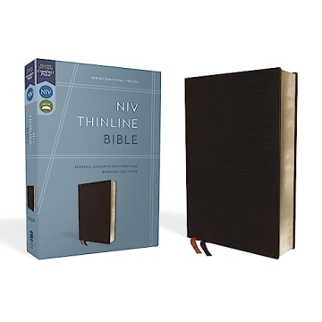 NIV Thinline Bible in Bonded Leather with Comfort Print