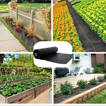 EXTRAEASY Garden Weed Barrier Fabric for Weed Control