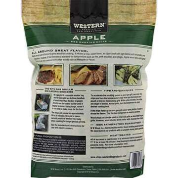 BBQ Smoking Wood Chip Variety Pack - Apple, Cherry, Hickory