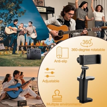 Eastrpupira Guitar Phone Holder for Music & Streaming