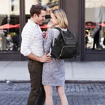 Skip Hop Stylish Diaper Bag with Stroller Straps & Changing Pad