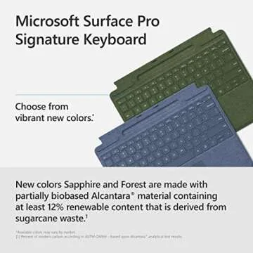 Microsoft Surface Pro Signature Keyboard - Biobased Alcantara