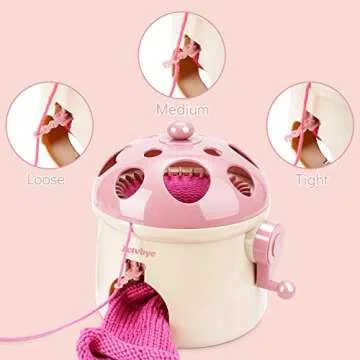 Knitting Machine,Knitting Machine 32 Needles,Knitting Loom Kits for Adults & Kids, DIY Weaving Crochet Machine for Sock & Hat & Scarf (32Needles)